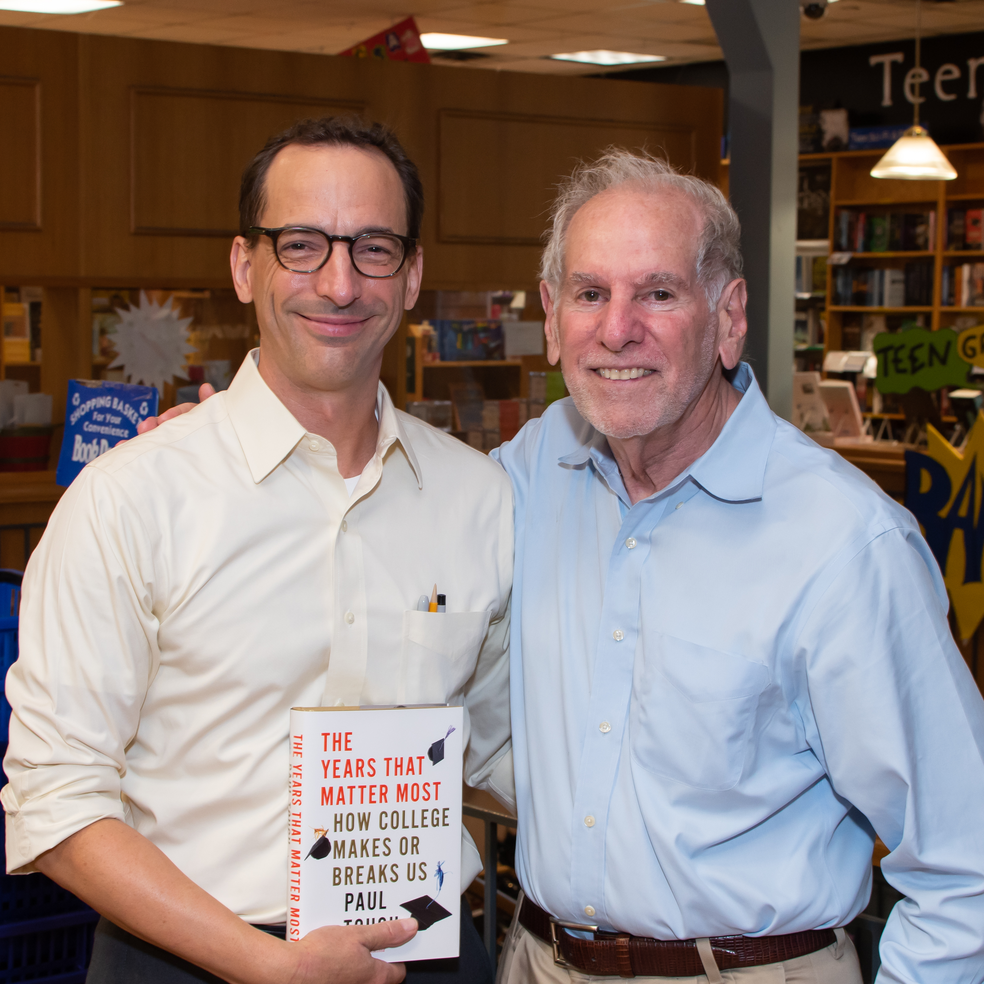 Paul Tough and Uri Treisman at BookPeople
