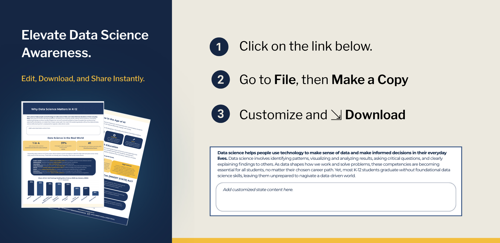 download instructions for data science communications starter kit