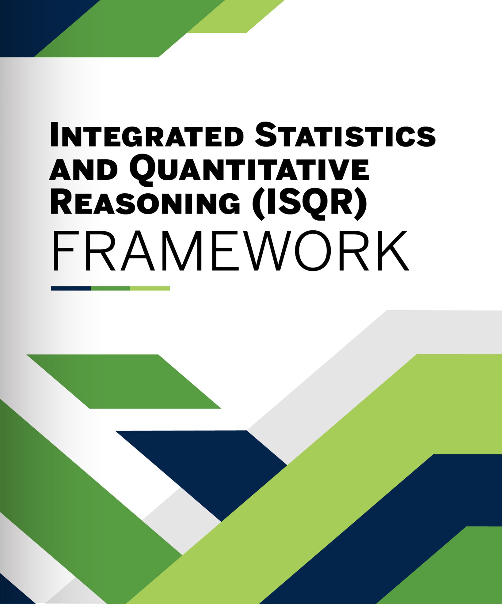 Integrated Statistics and Quantitative reasoning
