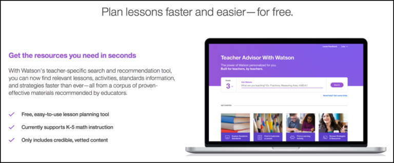 Teacher Advisor With Watson