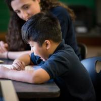 child learning to read