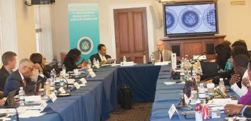 Uri speaks to White House Commission