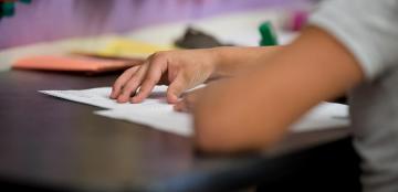 close up photo of student hands