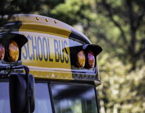 back end of school bus