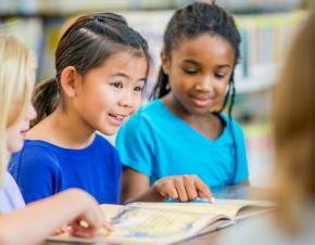 children reading