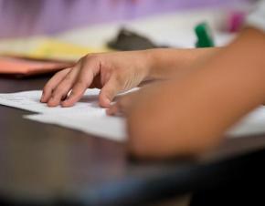 close up photo of student hands