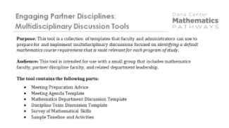 Multidisciplinary Discussion Tools